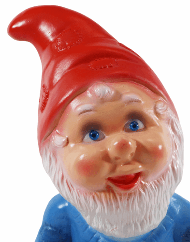 Enano de Jardín Decoración Figura Barrendero Calle Con Barrer Plástico H 31cm - Imagen 2 de 5