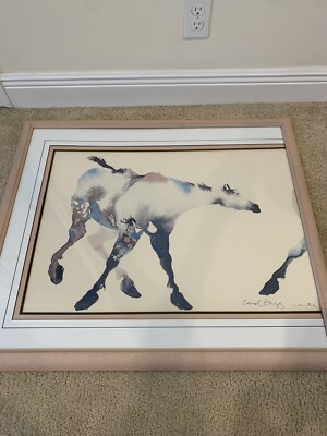 Carol Grigg watercolor print Set Painted Ponies Portland Oregon