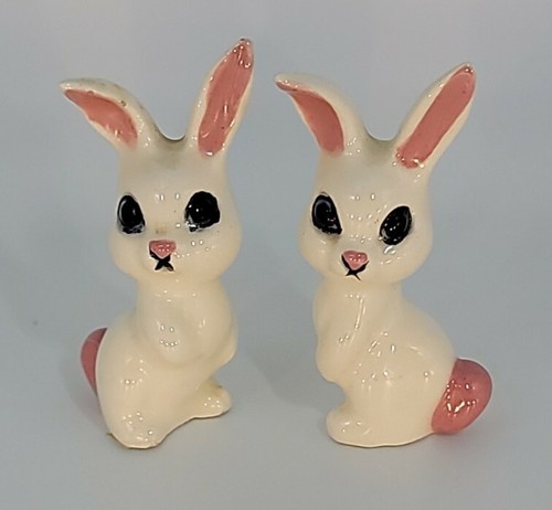 Vintage Bunny Figurine Pair - Picture 2 of 4