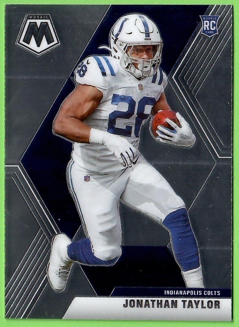 2020 Panini Mosaic JONATHAN TAYLOR Rookie Card RC #216 Colts
