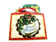 Loaded Pocket Envelope Christmas Scrapbook Junk Journal Supply Kit