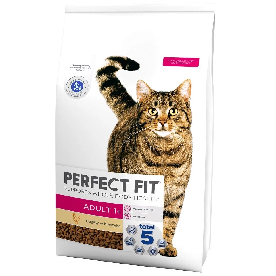 PERFECT FIT Adult 1+ Trockenvollnahrung mit Huhn für ausgewachsene Katzen 7 kg