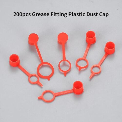 Protective Cover for Grease Nipple Dust Caps Red, 200 Pcs M6 M8 M10 Grease Cap - Picture 4 of 8
