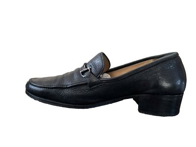 Star Artioli Handmade In Italy Horsebit Black Loafers Shoes  display picture 1