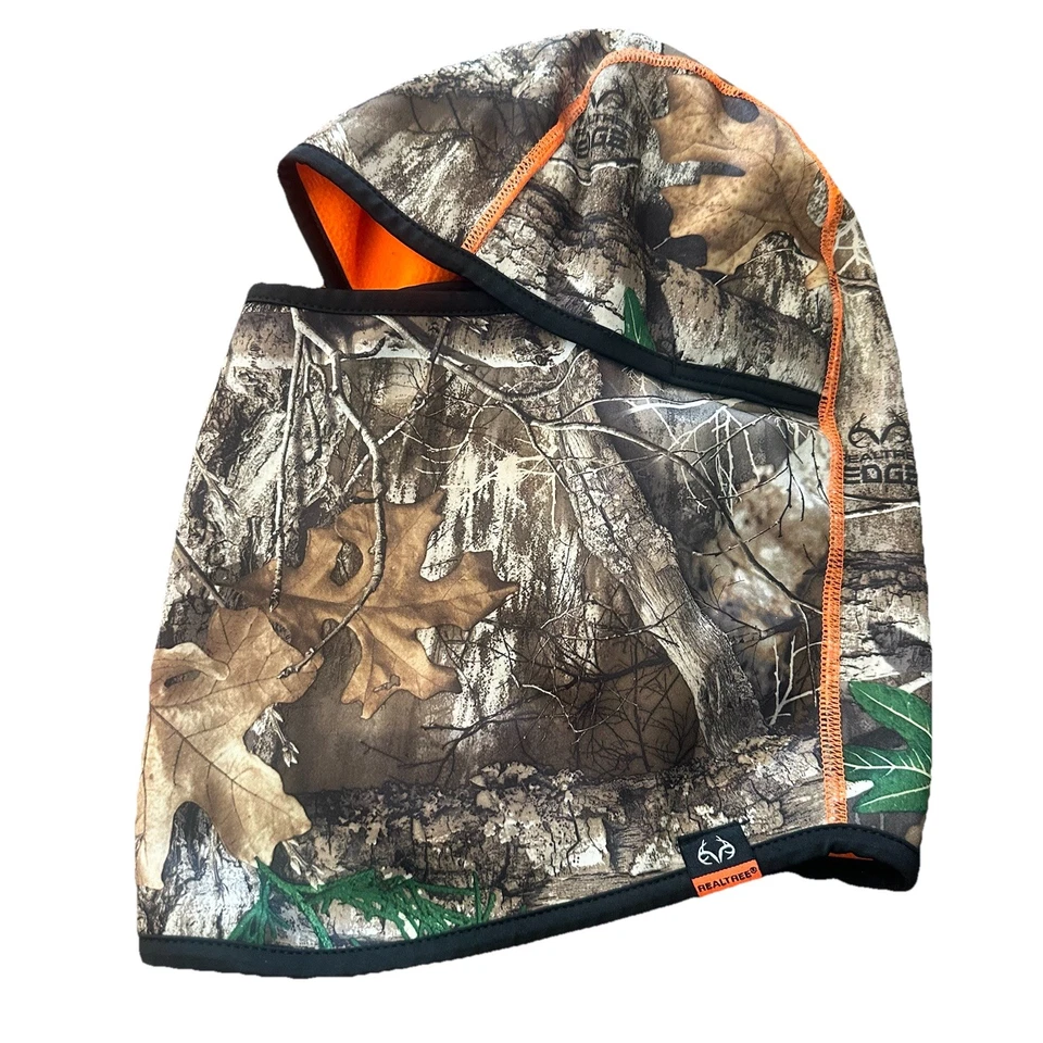 Realtree Camo Fleece Balaclava Hunting Face Mask Lined - Image 2 of 4