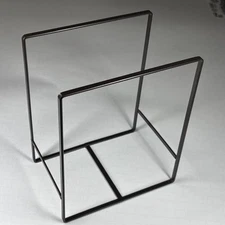 Rectangular Metal Plate Holder Organizer Stand 8" x 6"