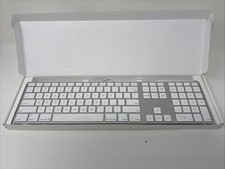 Genuine Apple A1243 USB Wired Keyboard Numpad Dual USB Ports Cleaned and Tested
