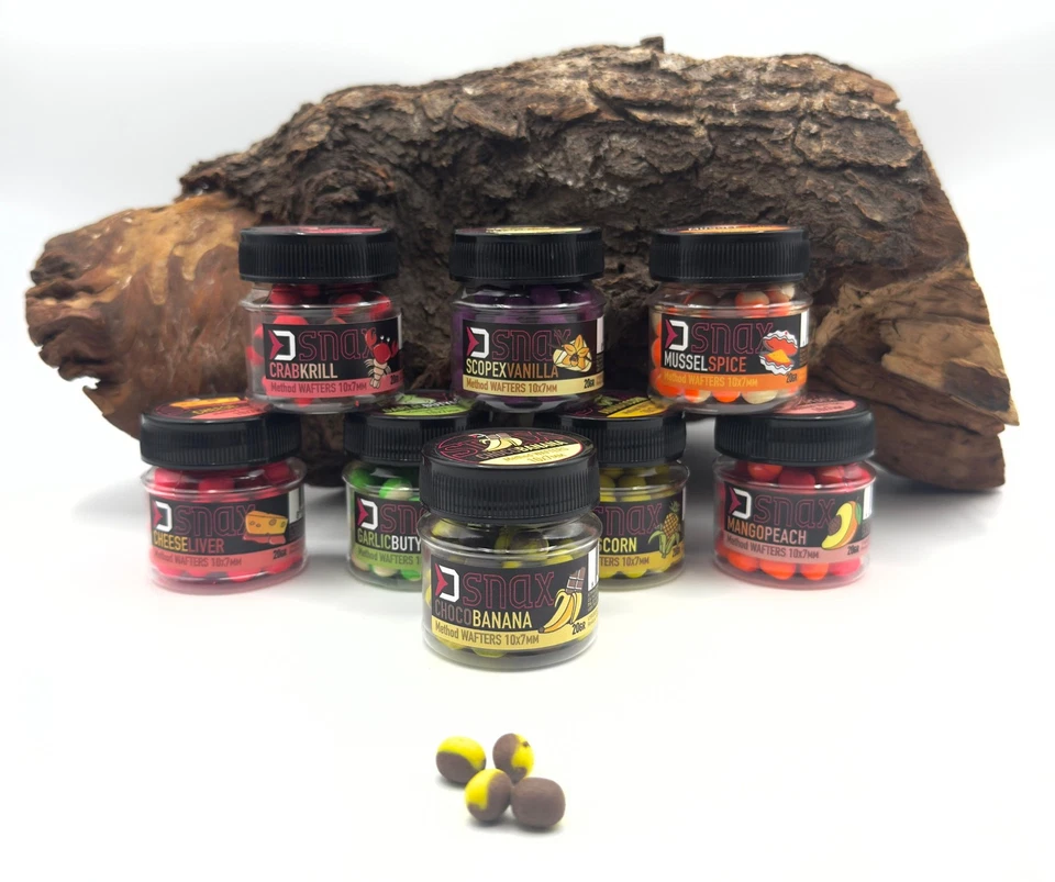 Delphin D Snax Wafter 10x7mm 20g 8 Sorten Hookbaits Boilies Feeder Köder DA - Bild 1 von 1