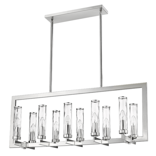 Chrom Durchsichtig Glamour Klassisch Leuchter Kronleuchter 10X40W/E14-image