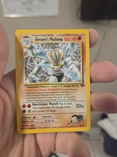 Pokémon lp-mp Giovanni's Machamp Holo Rare 6/132 Gym Challenge 2000 English on eBay
