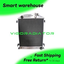 Radiator Fit Ford Model A Chevy Engine Mtat Radiator 3rows 1928-1931 12 Radiator Fit Ford Model A Chevy Engine Mtat Radiator 3rows 1928-1931 12