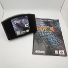 Turok 2 Seeds of Evil N64 1998 Authentic Cartridge Manual Nintendo 64 Game