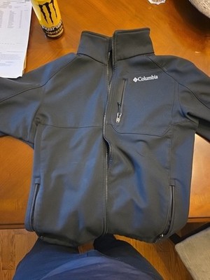 Columbia Omni-Shield Ascender Softshell Jacket Men s M Black Water Resistant