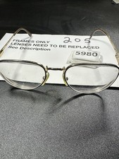 AO Safety Z87 Eyeglasses Frame Unisex Full Rim Aviator 55 18 145