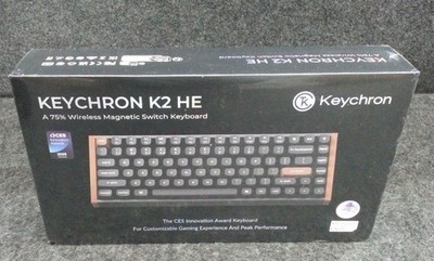KEYCHRON K2 HE 75% Wireless Magnetic Switch Keyboard Black