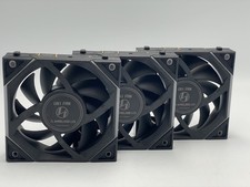Lian Li UNI FAN TL120 V2 V2 LCD Reversed Wireless 120mm Case Fan - Black 3 Pack