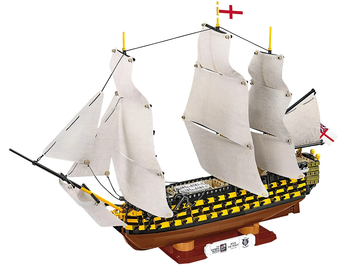 COBI-20096 HMS Victory Ship Battle of Trafalgar Building Brick Model 2517pcs