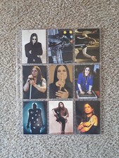 Ozzy Osbourne 2001 Trading Cards 9 Card Set in Protector Sleeve