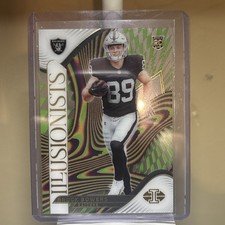 2024 Panini Illusions - Illusionists Emerald #7 Brock Bowers (RC)
