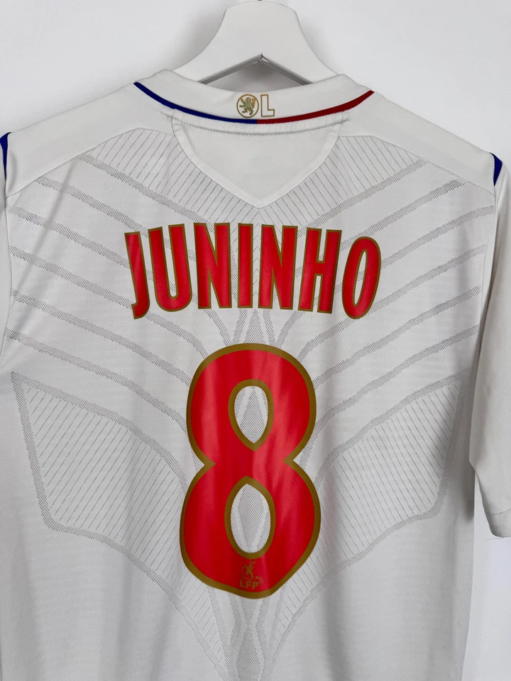 MAILLOT DE FOOTBALL OLYMPIQUE LYONNAIS 2008/2009 DOMICILE - JUNINHO #8 (M) - Photo 3/4