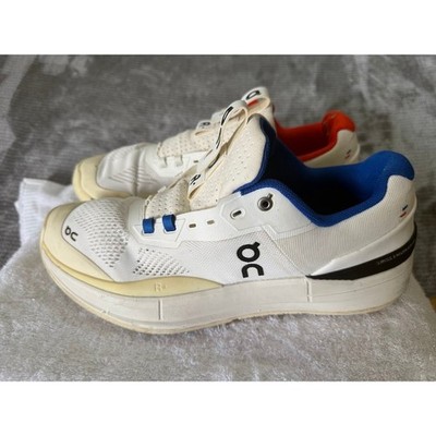 On Cloudboom Echo Roger Federer White Red Blue Running Shoes Sneakers R. Edition