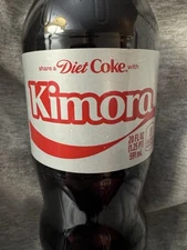 Share a Coke with  Kimora  2025 Personalized Gift Coca~Cola Bottle 20oz Diet