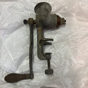 vintage cast iron meat grinder