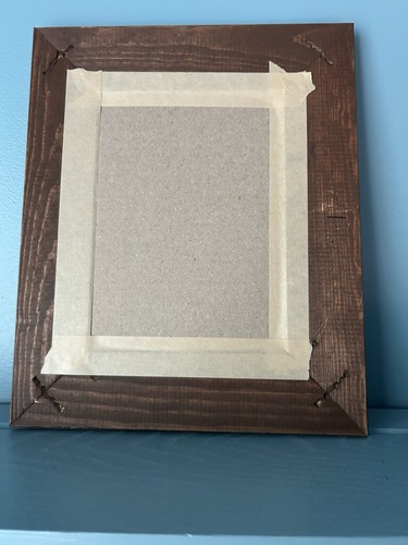 Original Art Antique Inspired Silhouette Of Victorian Woman In Hat Framed 9”x11” - Picture 14 of 14