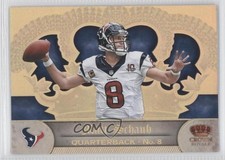 2012 Crown Royale Retail Uncut Crown Holo Gold /4 Matt Schaub #24 0b5
