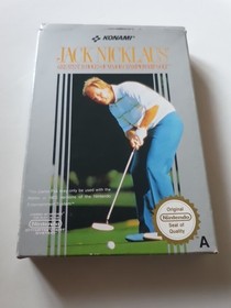Jack Nicklaus Golf, NES, PAL Version, Complete With The Manual 