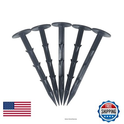 One Stop Outdoor (100-PACK) 6'' Heavy Duty Professional Grade Plastic Landscape