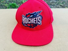 Mitchell & Ness Houston Rockets Red Adjustable NBA Snapback Hat
