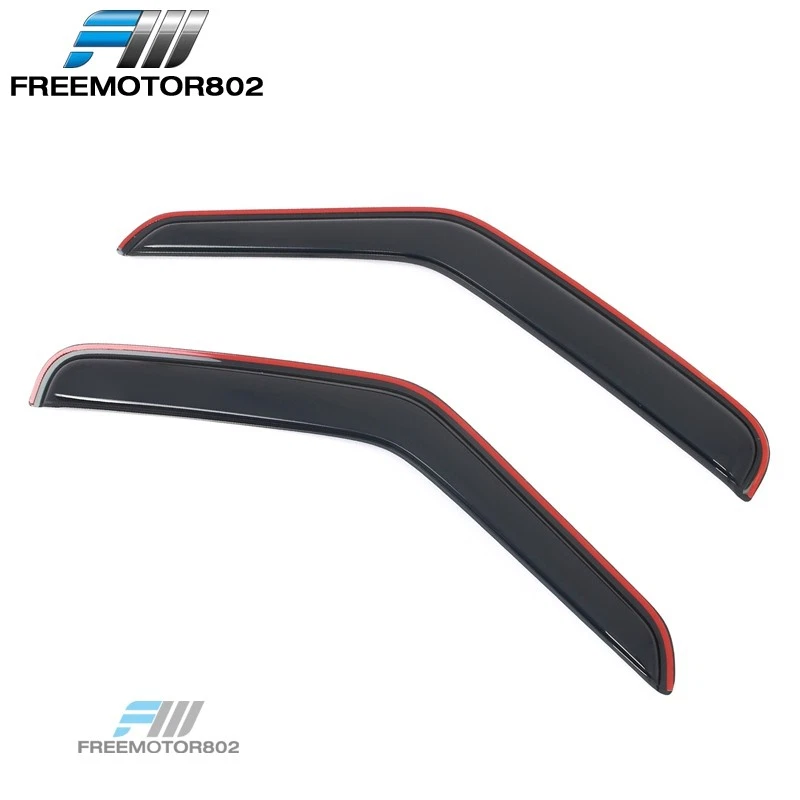 Se adapta a 92-06 Ford Econoline serie E furgoneta viseras de ventana protector deflector en canal Foto 4 de 4