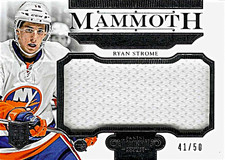 2013-14 Dominion Mammoth Rookie Jersey Card of Flame F Ryan Strome 41/50 (13-14). rookie card picture