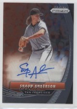 2020 Panini Prizm Game Ball Graphs Shaun Anderson #GBG-SA Auto 01su