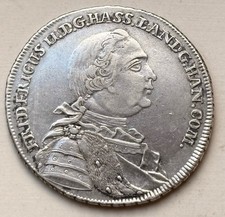 1/2 Thaler 1766 FU Hesse Kassel Friedrich II 1760-1785 Sch�tz.1854
