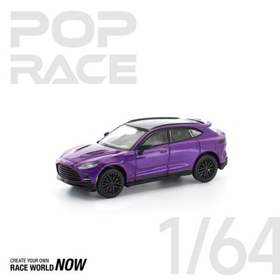 POP RACE 1/64 ASTON MARTIN DBX 707 - STORM PURPLE Model Car