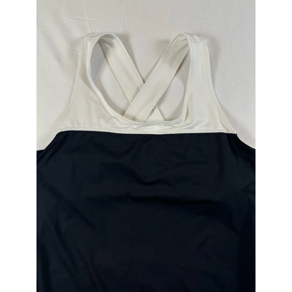 Wilson Women's Team Tennis Dress Pickleball Black And White Size L Crisscross - Image 3 of 4