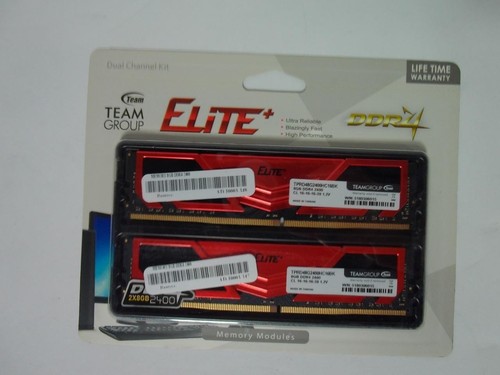 *New Kit Of 2* Team Group Elite Plus 2x8GB DDR4 RAM Memory TPRD48G2400HC16BK
