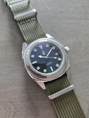 New Custom NH35 AUTOMATIC 45mm Men s Analog Wrist Watch TMI Pilot Style