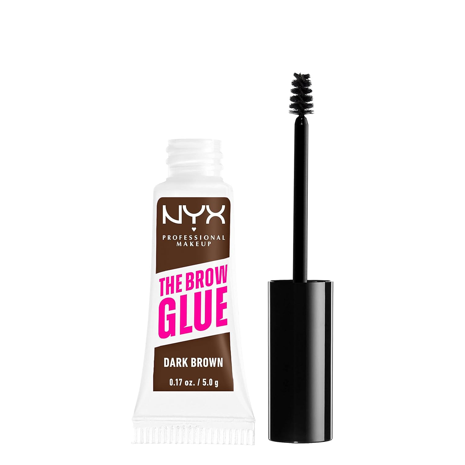 the Brow Glue, Extreme Hold Tinted Eyebrow Gel - Dark Brown