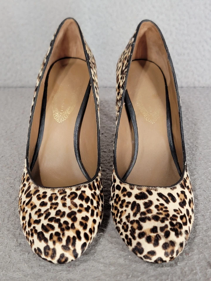 Zapatos de salón Elie Tahari de pelo de becerro con estampado animal talla 38 7,5 cuero de EE. UU. Foto 3 de 4