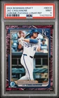2024 BOWMAN DRAFT CHROME-FUCHSIA LUNAR REFRACTOR JAC CAGLIANONE 175/199 PSA 9