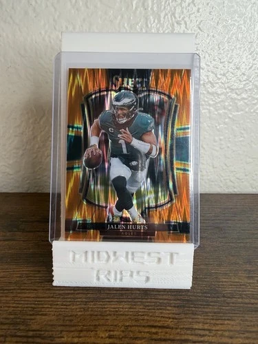 2025 Panini Select - Premier Level Jalen Hurts #190 Orange Shock Prizm /399