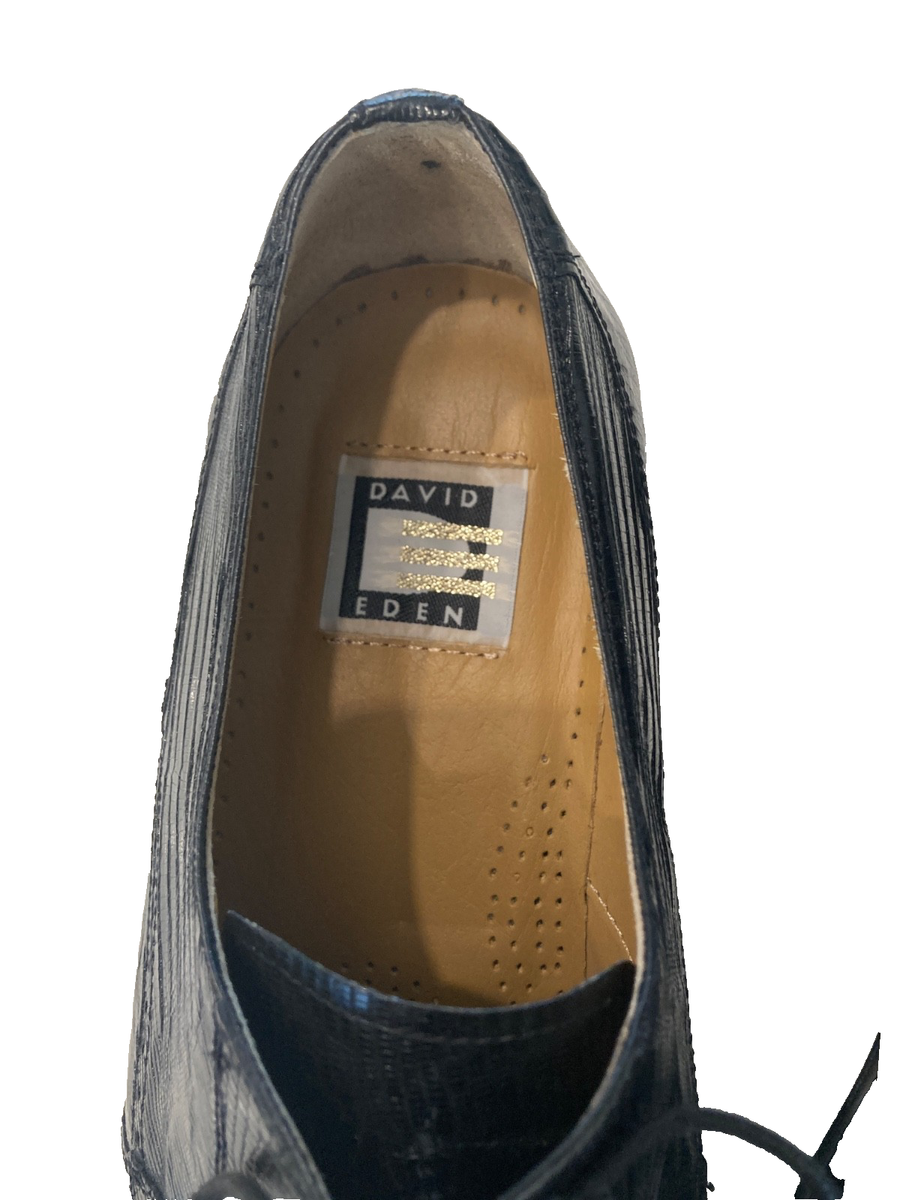 Used David Eden Black Thor Size 10 Mens Shoes | eBay