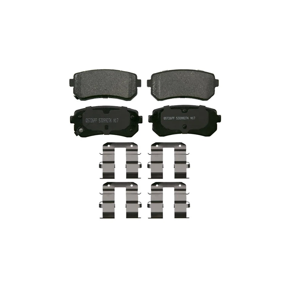 Juego de pastillas de freno de disco delanteras traseras para Hyundai Sonata 2016-2016 Foto 3 de 4