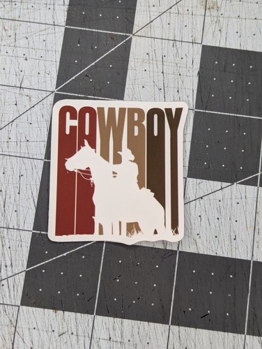 Western Aufkleber/Sticker Pferd "Cowboy"