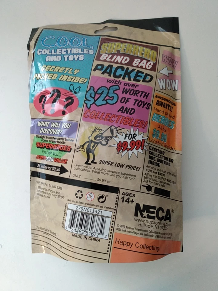 BOLSO CIEGO NECA SUPERHERO juguete y coleccionables (versión 2019) Foto 2 de 3