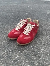 Mens Military  Gats | Suede | Red In Color | Size 10