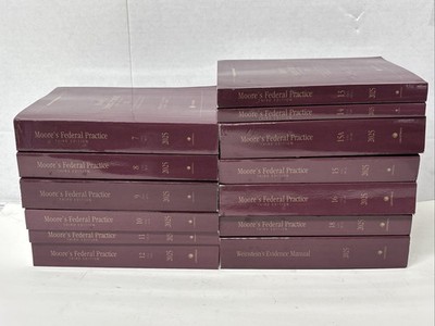 Moore s Federal Practice 2025 Third Edition INCOMPLETE (13 Volumes) Lexisnexis